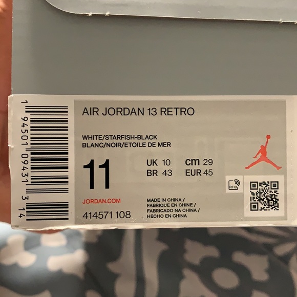 Air Jordan Retro Starfish 13s - Picture 9 of 9